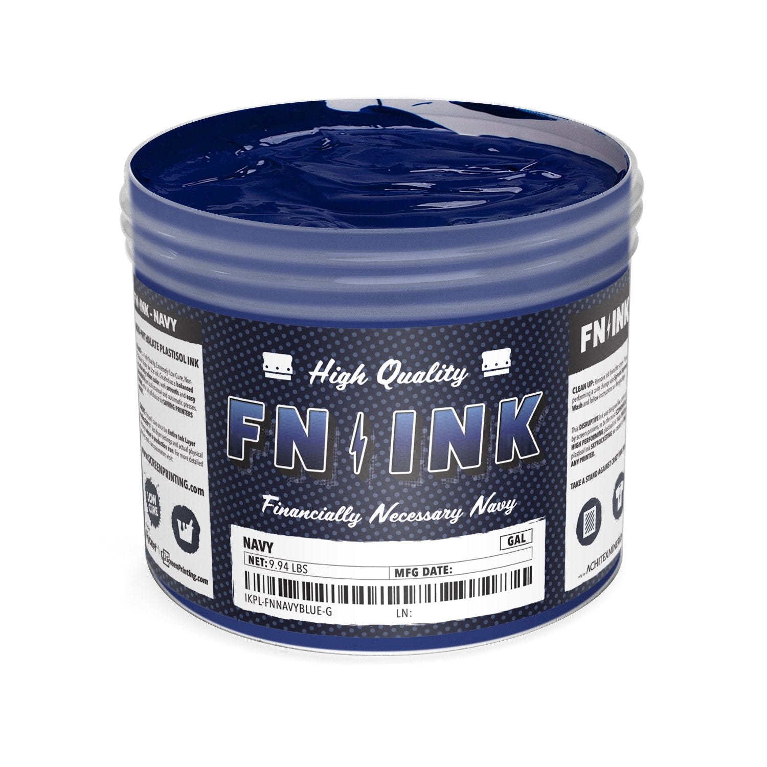 FN-INK™ Navy Blue Plastisol Ink | ScreenPrinting.com