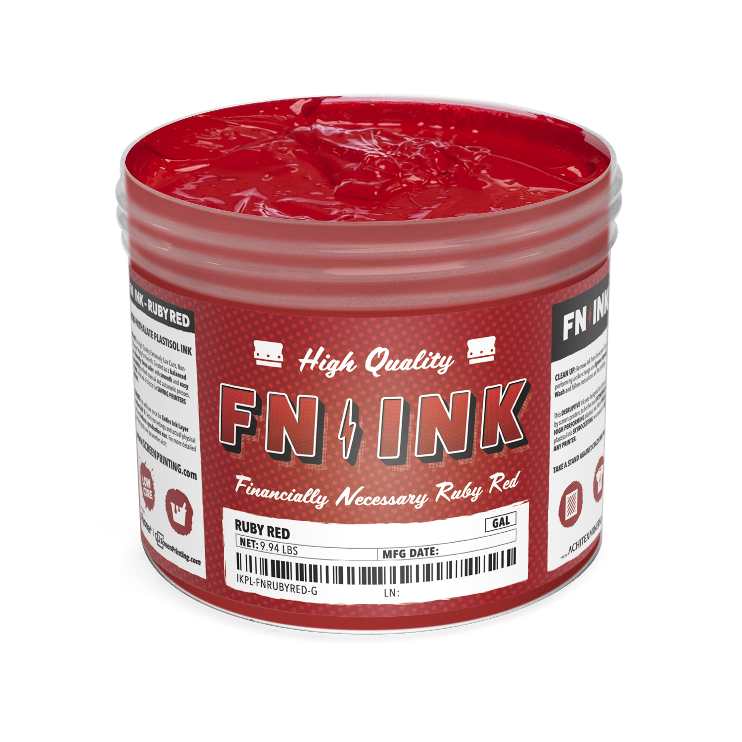 FN-INK™ Ruby Red Plastisol Ink