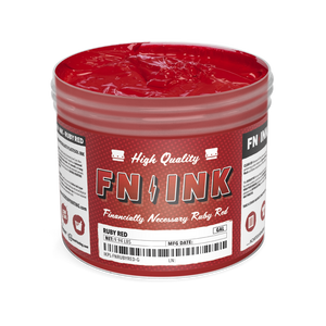 FN-INK™ Ruby Red Plastisol Ink | ScreenPrinting.com